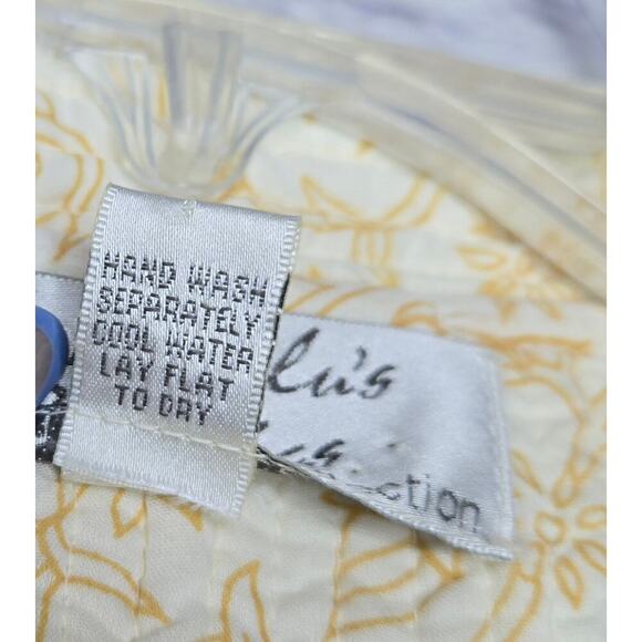 Vtg 90s Sam Hilu's Collection Quilted cotton Jacket medium Floral Garden Dainty - Picture 6 of 7